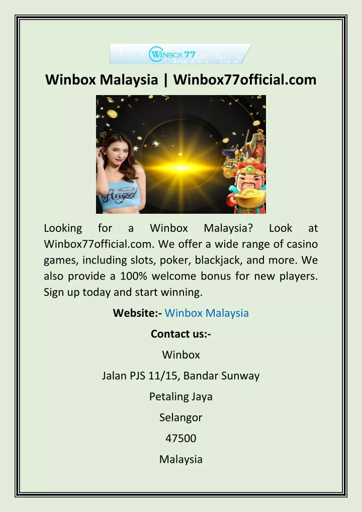 winbox malaysia winbox77official com