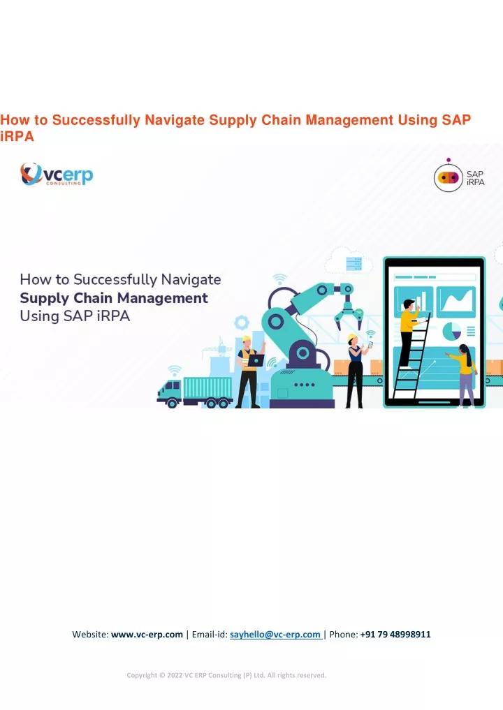 how to successfully navigate supply chain