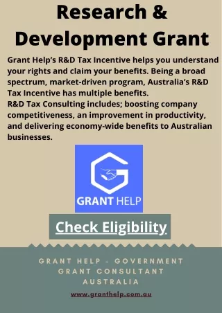 Research & Development Grant