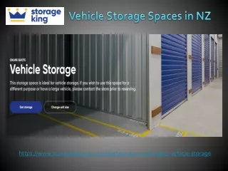 vehicle storage spaces in nz