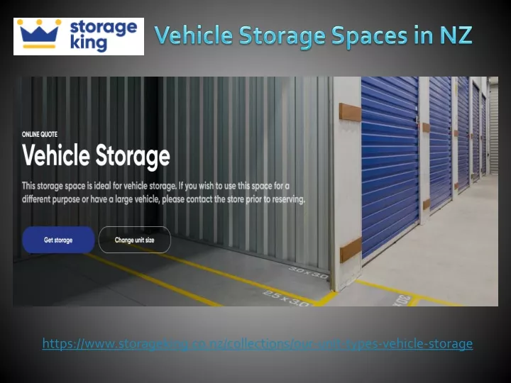 vehicle storage spaces in nz