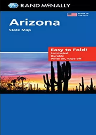 PDF/READ Rand McNally Easy To Fold: Arizona State Laminated Map