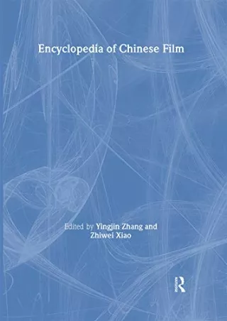 PDF/BOOK Encyclopedia of Chinese Film