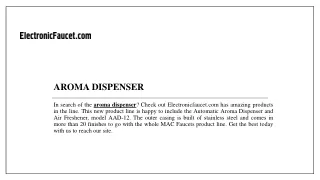 aroma dispenser