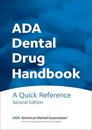 ‹download› [pdf] ADA Dental Drug Handbook: A Quick Reference