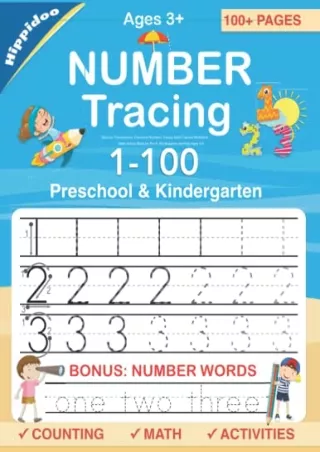 ‹download› book (pdf) Number Tracing book for Preschoolers: Preschool Numbers Tr