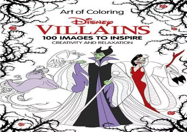 download pdf art of coloring disney villains