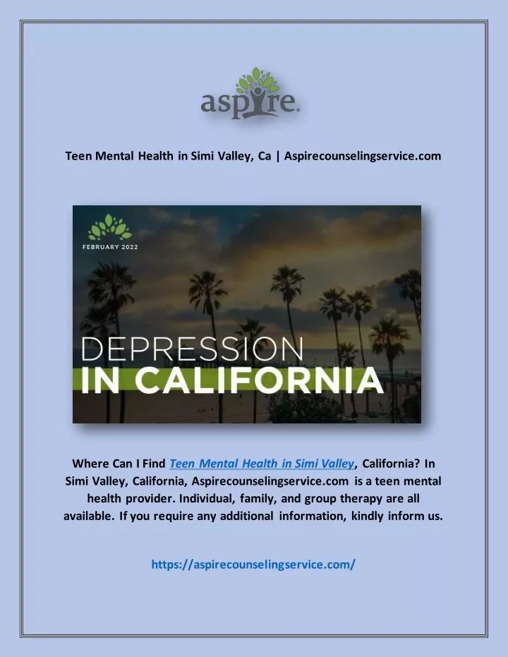 teen mental health in simi valley