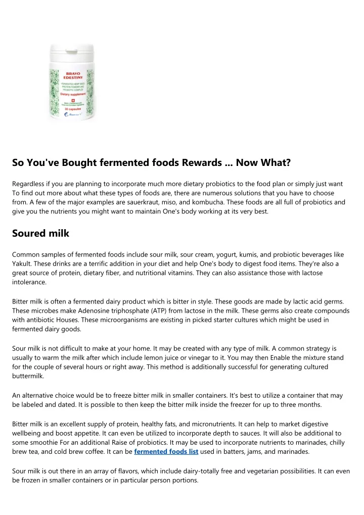 so you ve bought fermented foods rewards now what