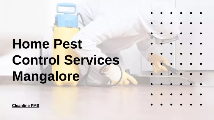 home pest control services mangalore