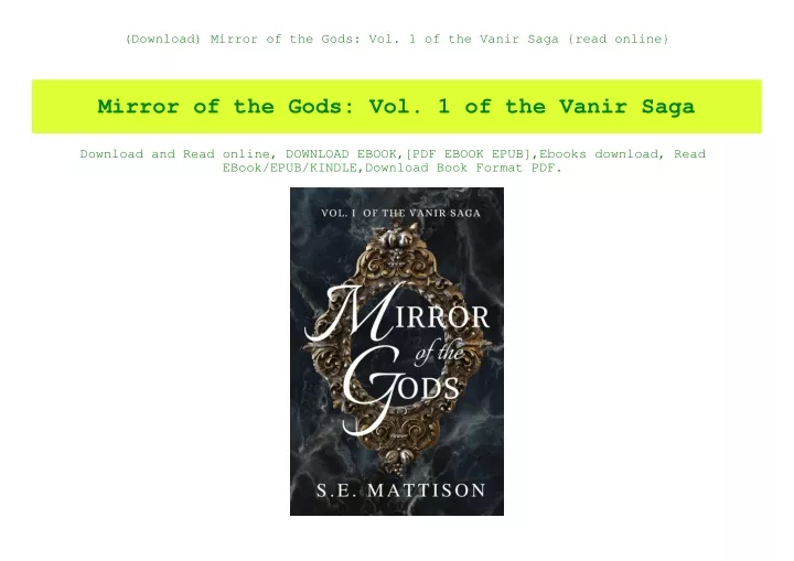 download mirror of the gods vol 1 of the vanir