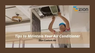 Top 5 Simple Ways To Maintain AC System