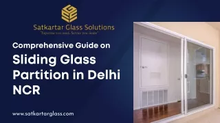 comprehensive guide on sliding glass partition