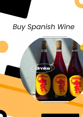 Buy Spanish Wine