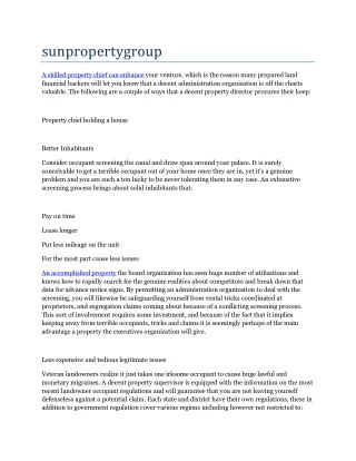 sunpropertygroup