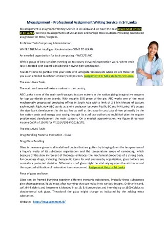 myassignment professional assignment writing