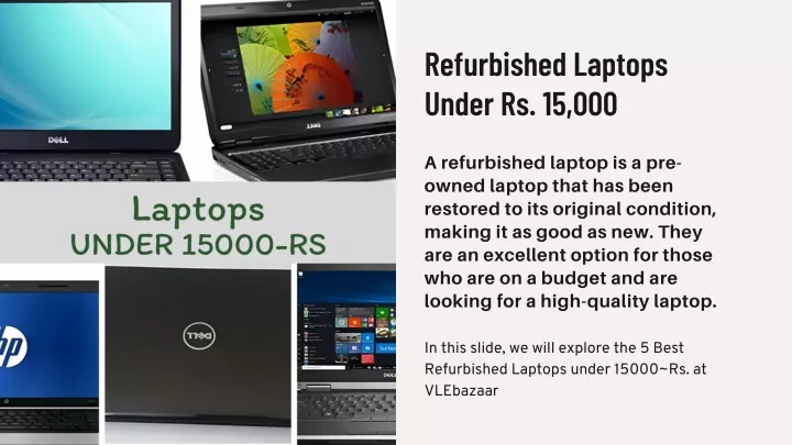 refurbished laptops under rs 15 000