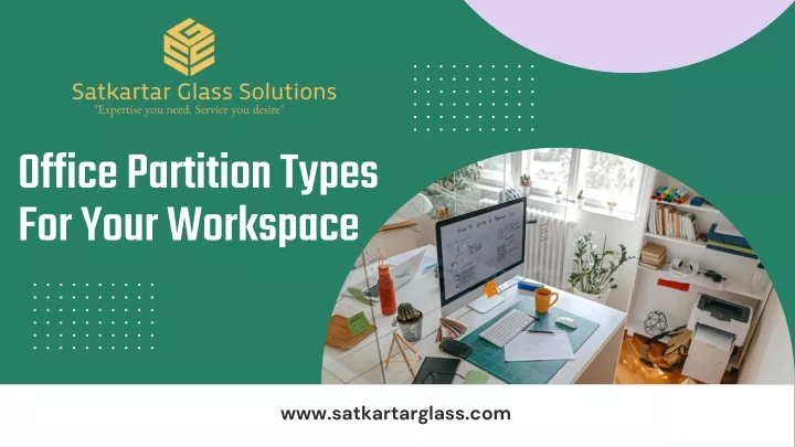 office partition types for your workspace