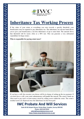 inheritance tax working process