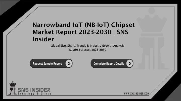 narrowband iot nb iot chipset market report 2023