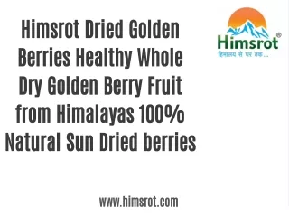 Surprising Health Benefits of Golden Berries
