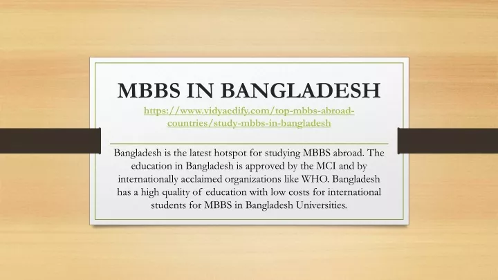 mbbs in bangladesh https www vidyaedify com top mbbs abroad countries study mbbs in bangladesh