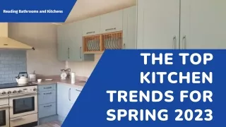 The Top Kitchen Trends for Spring 2023
