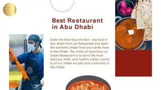 Try The Best Veg And Non -Veg Indian Restaurants In Abu Dhabi