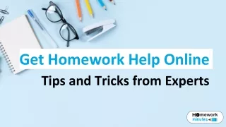 get homework help online tips and tricks from
