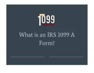 what is an irs 1099 a form