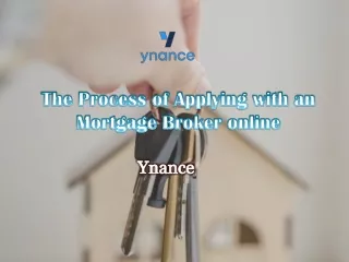 t he process of applying with an mortgage broker online