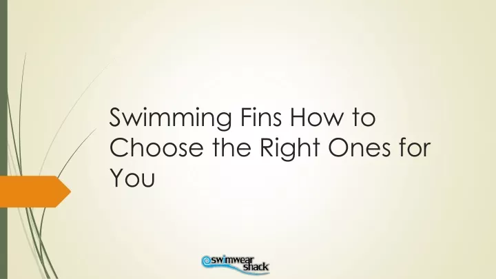 swimming fins how to choose the right ones for you