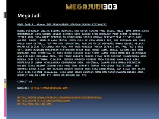 mega judi