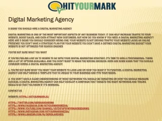 digital marketing agency