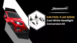 d4s p32d 5 led 6000k cool white headlight
