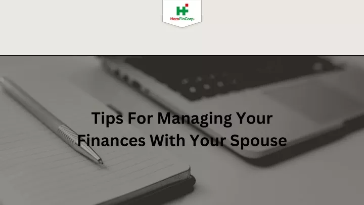 tips for managing your finances with your spouse