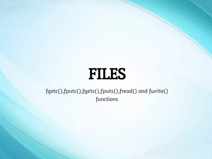 files