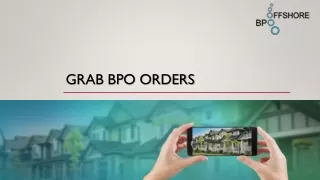 Grab BPO orders