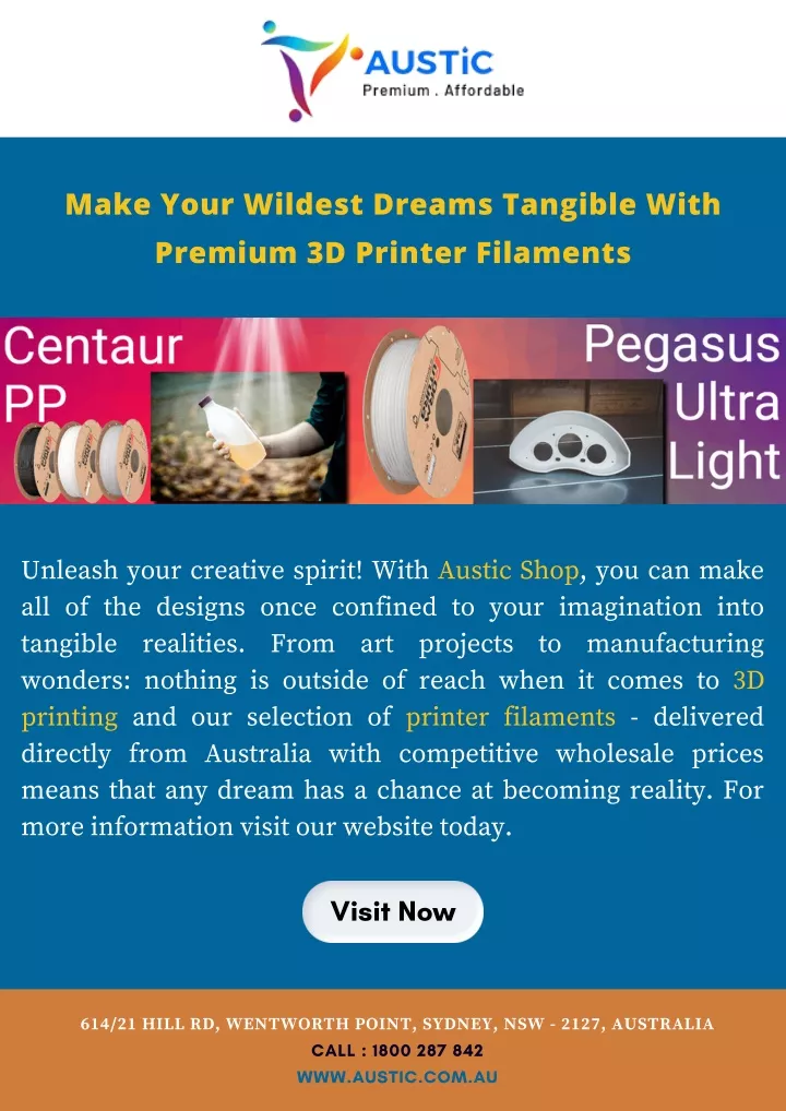 make your wildest dreams tangible with premium