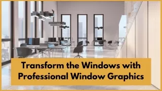 Enhance your Window with Professional Ideas