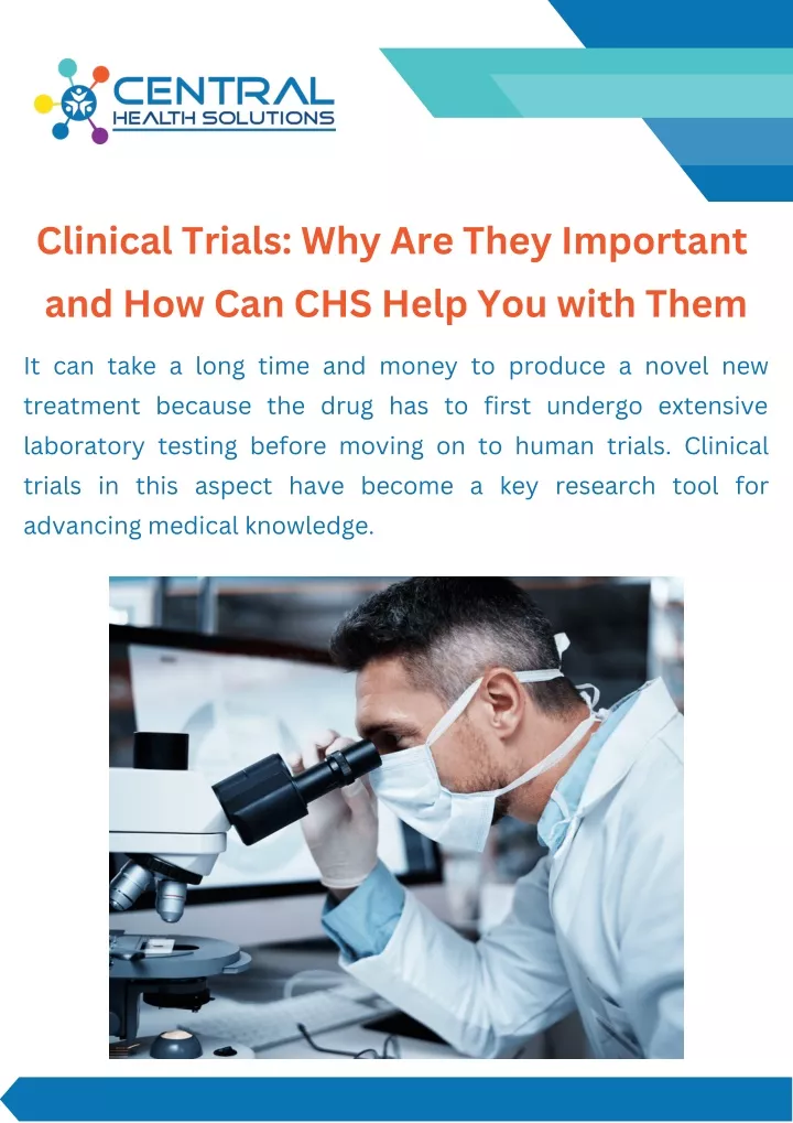 clinical trials why are they important