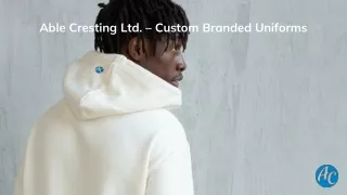 able cresting ltd custom branded uniforms