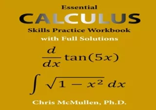 FULL DOWNLOAD (PDF) Essential Calculus Skills Practice Workbook with Full Soluti
