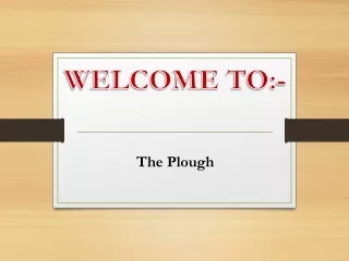 welcome to