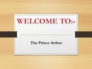 welcome to