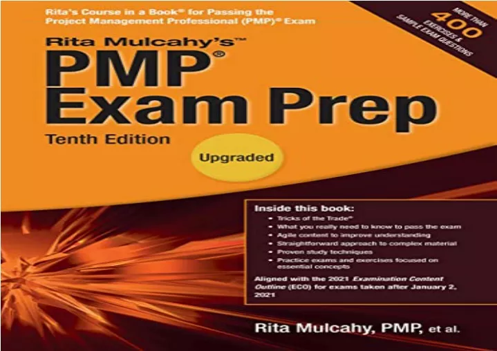 pmp exam prep what you really need to know