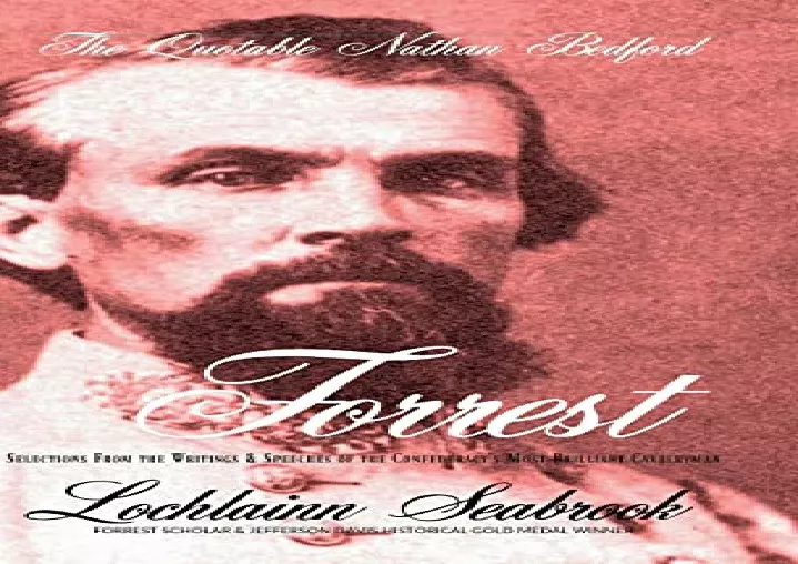 the quotable nathan bedford forrest selections