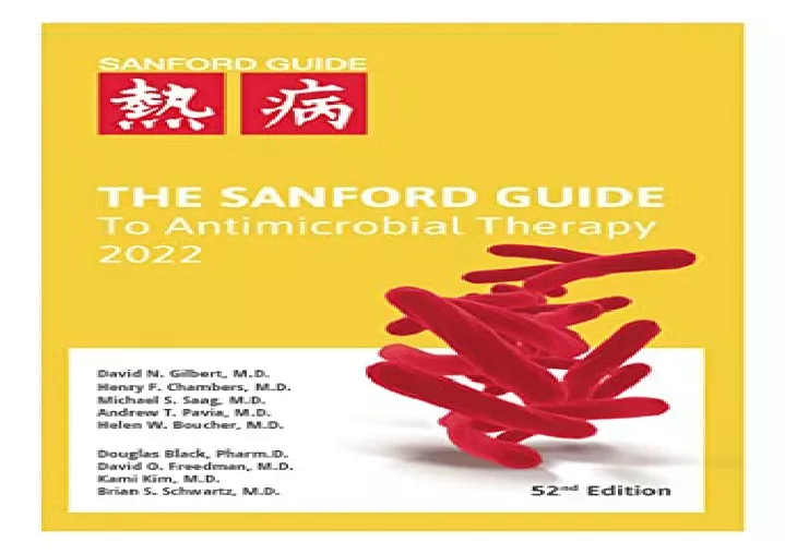 PPT - DOWNLOAD [PDF] The Sanford Guide To Antimicrobial Therapy 2022 ...