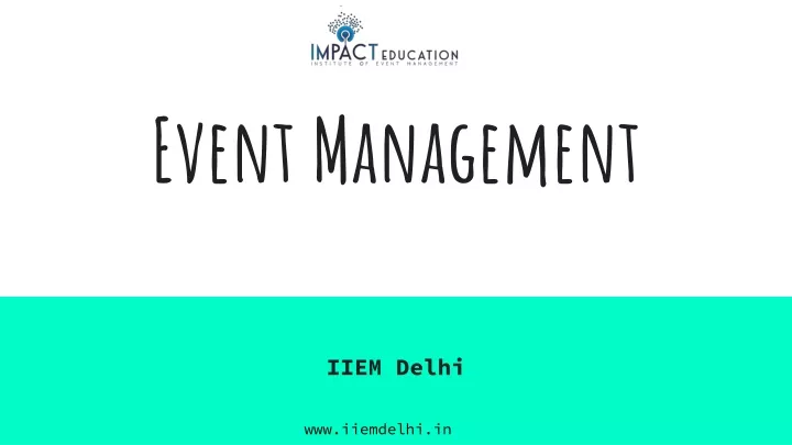 event management