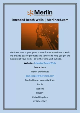 extended reach wells merlinerd com